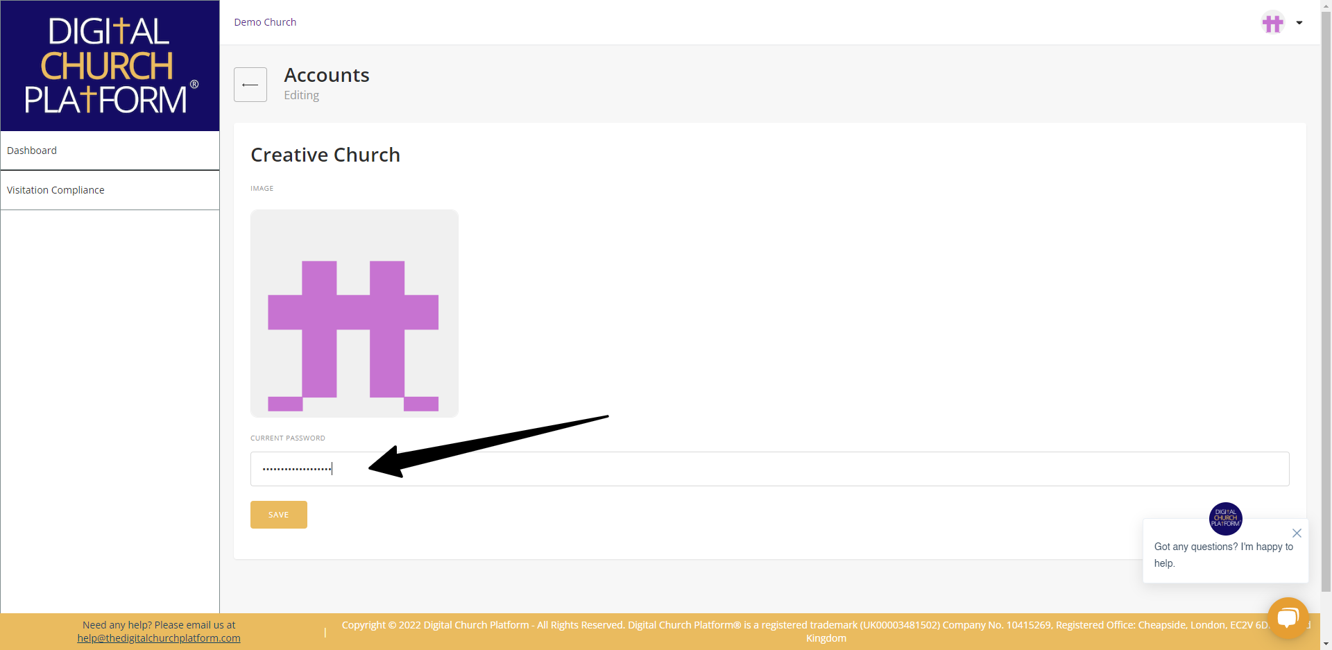 Confirm Action | Digital Church Platform